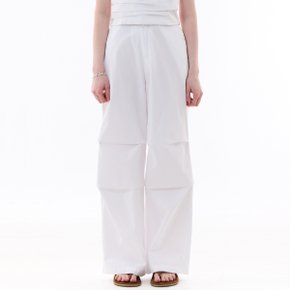 BIJOU PPINTUCK BANDING PANTS / WHITE