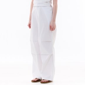 BIJOU PPINTUCK BANDING PANTS / WHITE