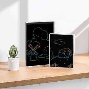 미지아 25cm 35cm LCD 컬러풀 그림 그리는드로잉 전자 스마트 보드 메모 노트