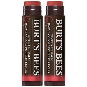 Burts Bees 버츠비 틴티드 립밤 로즈 2개