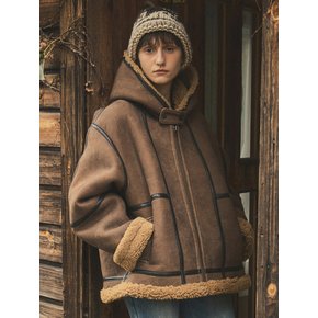 real sheep doubleface mustang jumper_Brown