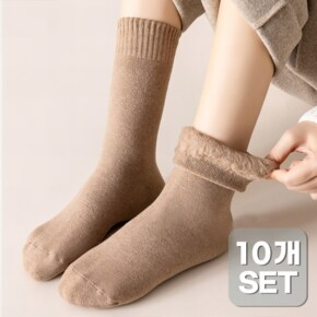 [10켤레SET] KARRA 기모하이와이드립양말_A4W0585_10SET