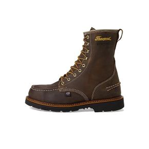 미국 쏘로굿 목토 Thorogood 1957 Series 8 Waterproof Moc Toe Work Boots for Men Soft FullGr