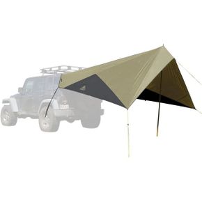 미국 켈티 텐트 Kelty Waypoint Tarp Car Camping and Tailgating Shelter Universal Vehicle Mo