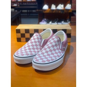 반스 [여주점] (남여공용) 스니커즈 클래식 슬립온 컬러띠어리 체커보드 (핑크) (VN0A2Z41C3S)