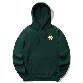 SMALL DAISY LOGO 후드티 - 그린