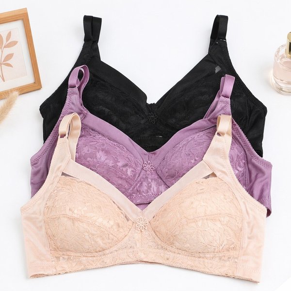 아날도바시니 노와이어 마담브라 메쉬 레이스 풀컵