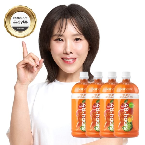 신봉선 다이어트 톡스올로지 클렌즈 48시간 CCA 1,000ml x 4병