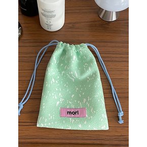 Marble string pouch (Mint)