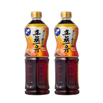 기꼬만 맛있는家  혼쯔유 1L x 2개