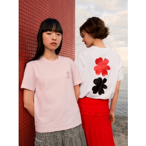 UNIQLO 유니클로 세실리에 반센 여성 그래픽T A 플라워 프린트 티셔츠 화이트