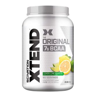  Scivation Xtend BCAA 7000mg Lemon Lime Squeeze 90잔분 사이베이션 익스텐드 글루타민 2X500mg