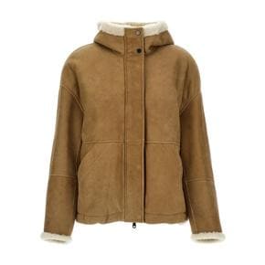 24FW 브루넬로 쿠치넬리 무톤 MPMCM7995C1858 CAMEL PANAMA