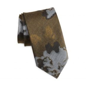 4871095 Dries Van Noten Abstract Floral Silk & Wool Jacquard Tie 94788412