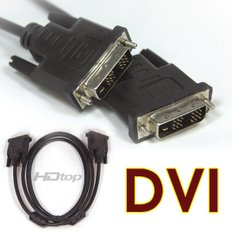 HDTOP DVI케이블 2M 3M 5M 모니터케이블 DVI-DVI