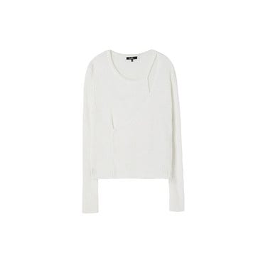 LAP 레이온 긴팔 레이어드형 니트 AR2KH420