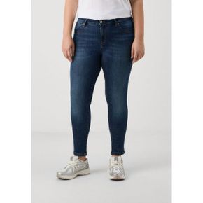 4996915 ONLY Carmakoma CARKARLA - Jeans Skinny Fit dark blue denim