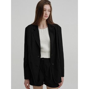 CLASSIC SUMMER LINEN JK (BLACK)