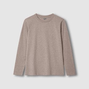 여 코튼 스트레치 긴팔 티셔츠 J115401001014