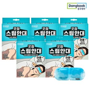 굿잠 스팀안대 수면 온열안대 안구건조 눈찜질팩 10매입 5박스
