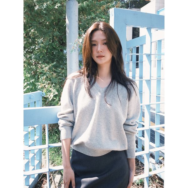 울 에센셜 라운드넥 니트_5COLORS