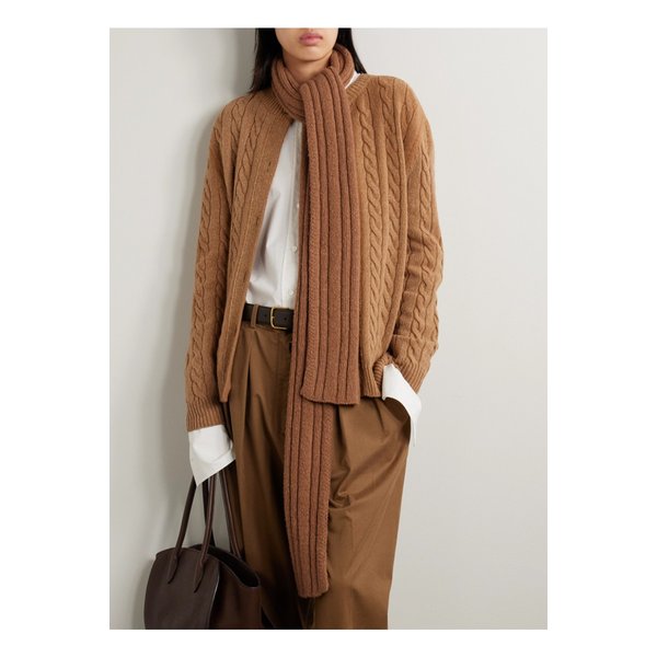 아모스 울 스카프 카멜 46376663162885955