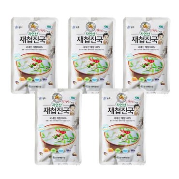  [섬진강자연재첩수산] 간편한 국내산 재첩국(500g) X 5팩