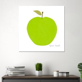 [아트빌리지]청사과 풍수지리 그림액자 사과 (40x40cm)