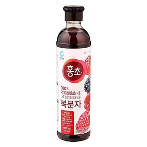마시는 기타탄산음료 청정원 홍초 복분자 900ML