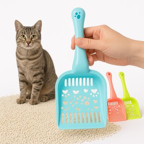 고양이 배변처리 모래삽 반려묘 똥 청소삽