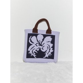 POPPY KNIT MINI BAG/LILAC