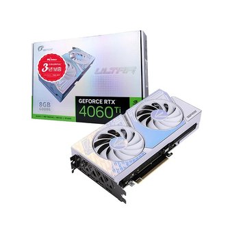 아이코다2 컬러풀 iGame 지포스 RTX 4060 Ti ULTRA DUO OC D6 8GB White 피씨디렉트