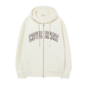 아치 로고 후드 집업 아이보리 CO2501HZ36IV