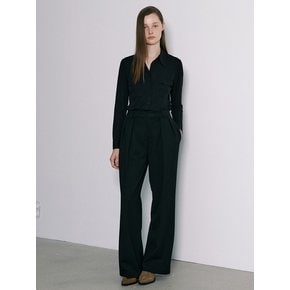 [Day-wool] Wide-leg Winter Trousers