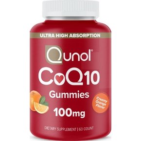 6개X  퀴놀  CoQ10  초고흡수  크리미  오렌지  100  mg  60  구미