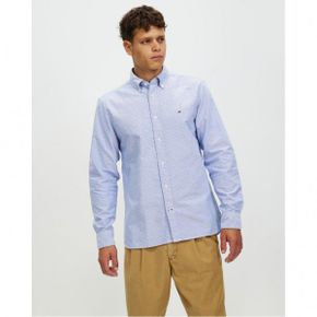4375024 Tommy Hilfiger Oxford Dobby Regular Fit Shirt - Ultra Blue