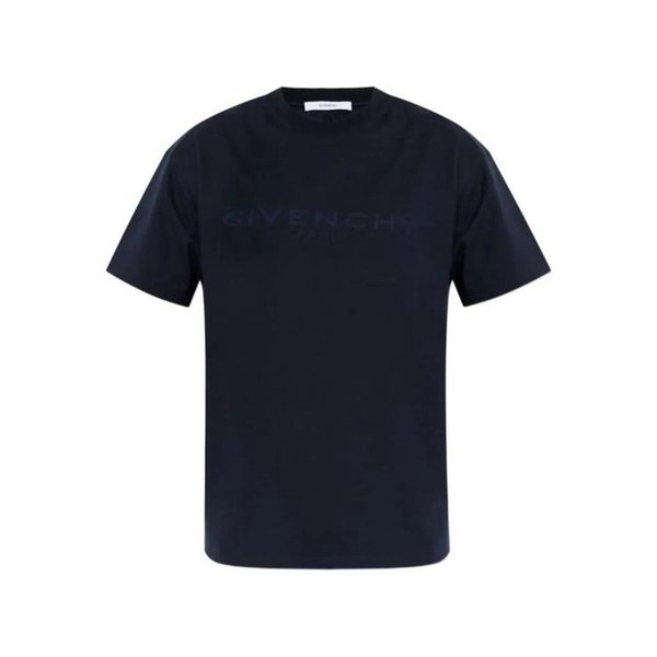 26SS 지방시 반팔 티셔츠 BM71NK3YSF 499 DARK NAVY DOM