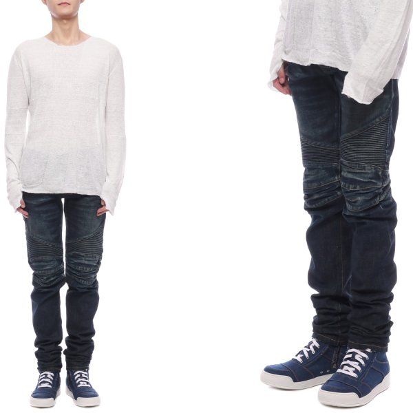 [부산점] 남성 바이커 데님 팬츠 (S4HT500B983 155)