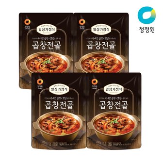 청정원 일상가정식 곱창전골 400g x 4개