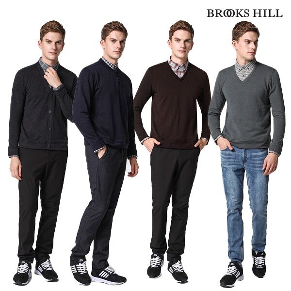 [브룩스힐][1종]아비스레이어드셔츠_2BBFMD01