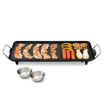 키친아트 허브 와이드 전기그릴 77cm 그릴팬 구이팬 KSJ-1760EG