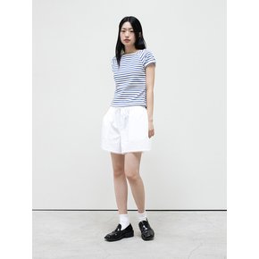 BOAT NECK STRIPE TEE_BLUE