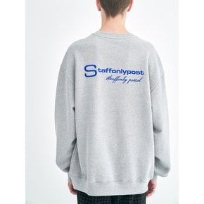 S-LOGO SWEATSHIRT (MELANGE GREY)