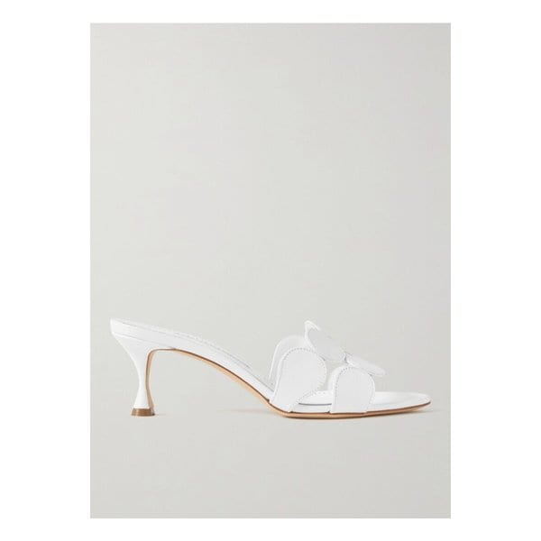 하리발무 가죽 샌들 50mm 화이트 1647597355814702