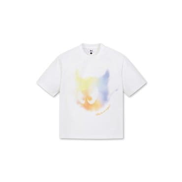 왁 골프 (WWTCM24313WHX)여성 WAACKY Print SS Crewneck Top