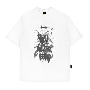 [홀리넘버세븐] [CocaNButter] Oversized Hip Hop Dance Studio Vintage Graphics T-Shirt_WHITE