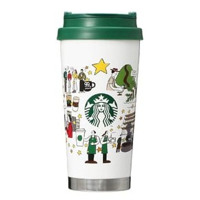 STARBUCKS 스타벅스 스벅 스텐레스TO GO 로고텀블러 커피쟈니- 473ml