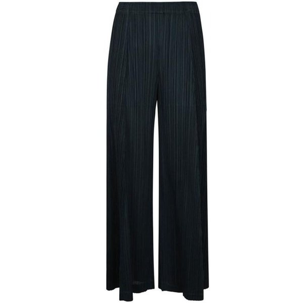 25SS 플리츠플리즈 스트레이트 팬츠 PP56JF37367 DARK GREEN DOM