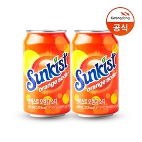 [G] 썬키스트 오렌지 소다 355ml 24캔