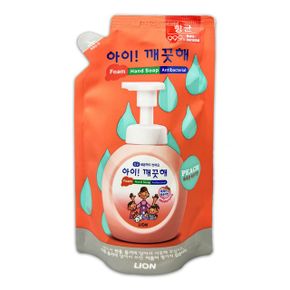 아이깨끗해 항 균 폼 복숭아향 리필용핸드워시200ml-O X ( 2매입 )